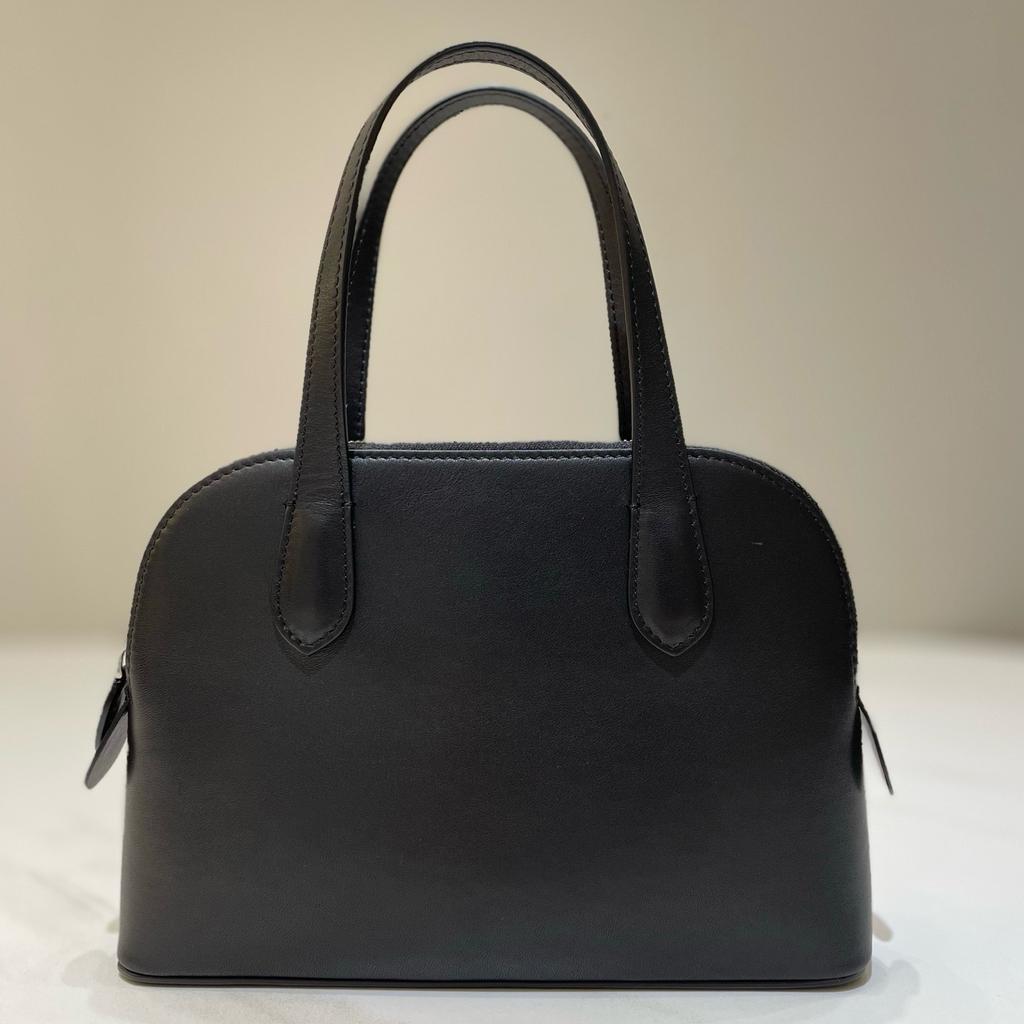 Niche first-layer cowhide minimalist 2026 new spring and summer shell bag single shoulder crossbody portable commuter bowling bag