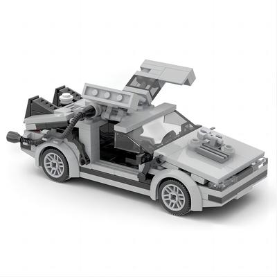 MOC Novo De Volta Para o Futuro Máquina do Tempo Carro Blocos de Construção Conjunto Deloreaned Veículo de Velocidade Tijolos Brinquedos Infantis Para Crianças Presentes