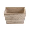 Medium Natural Wood Storage Bin, 2 Pack
