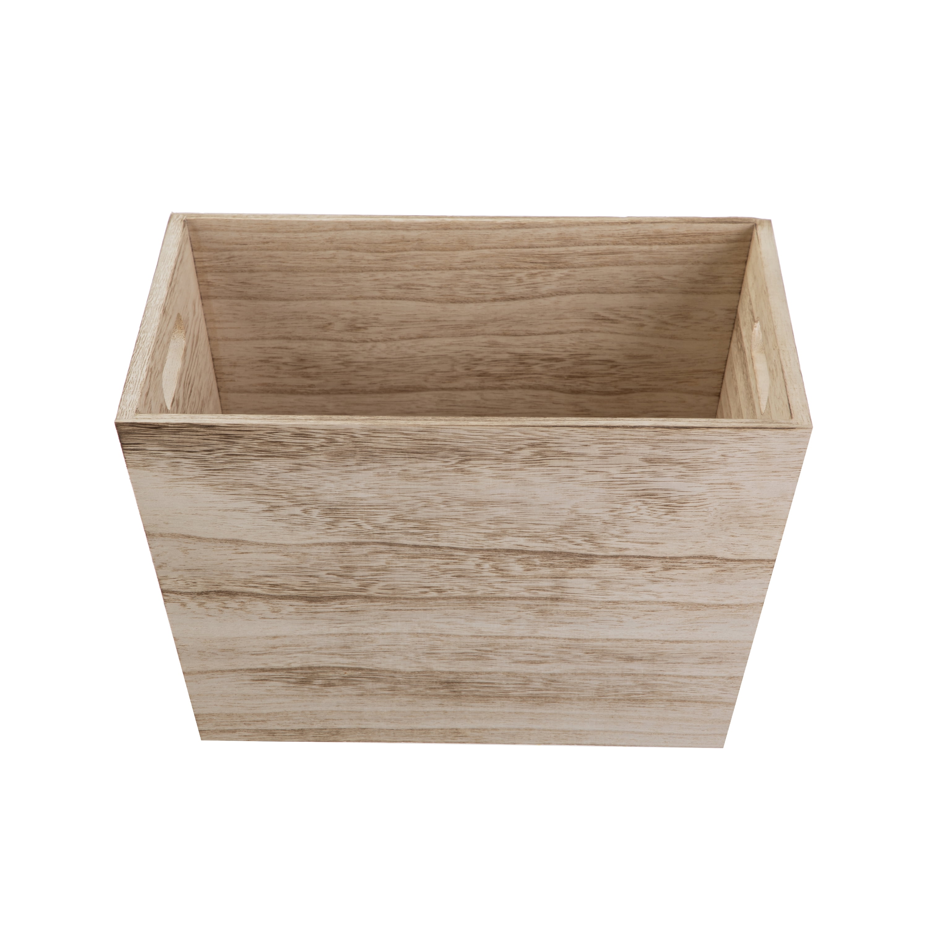 

Medium Natural Wood Storage Bin, 2 Pack United States