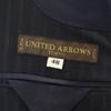 UNITED ARROWS made in Japan Striped Pattern tailored jacket 48 Navy Men's Used