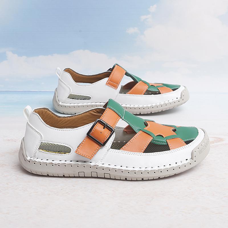 Women's Sandals Summer Essentials Hiking Shoes Black Beach Flat Shoes Casual Soft Roman Sandals for Girl Plus Size