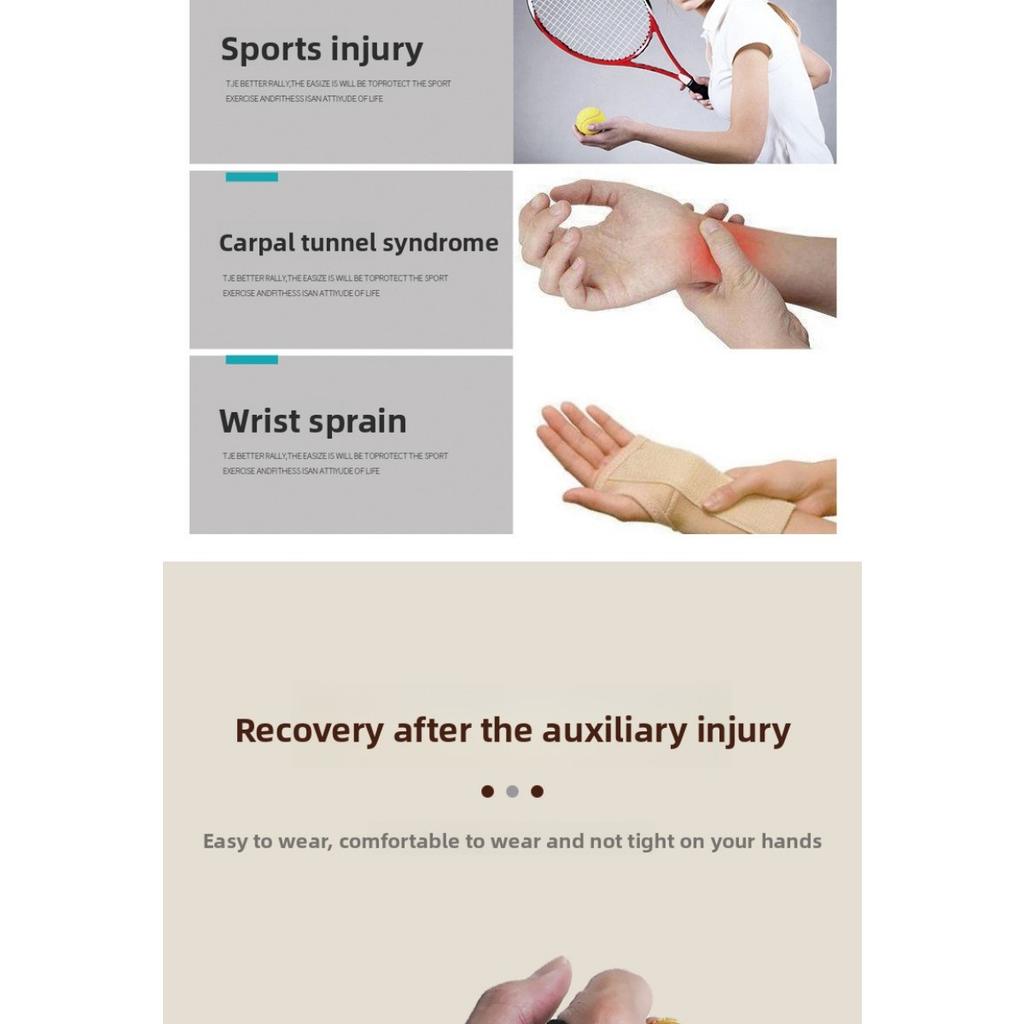 Steel Plate Support, Wrist Protection, Sports Sprain, Fixed Hand Support, Detachable Clamp, Strap, Wrapped Compression Tendon Sheath, Wrist Protection