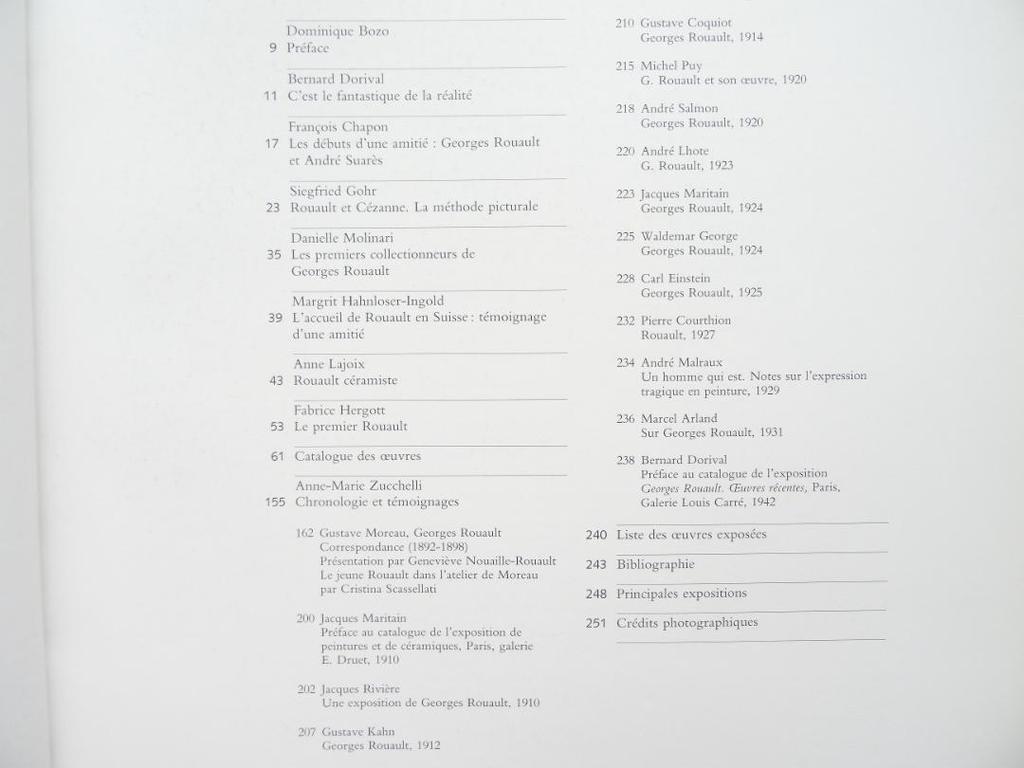 [USED] Georges Rouault Art Collection, Photo Collection, Book, Paintings, 1903-1920