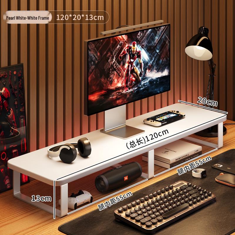Gaming Desktop & Monitor Stand with Storage