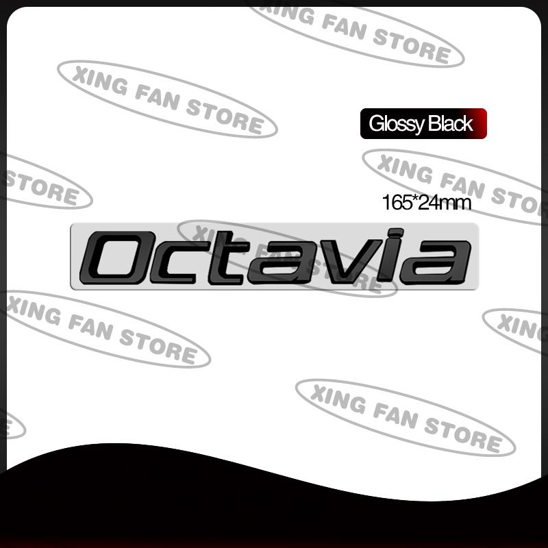 AFE2  Auto Styling For Skoda Octavia Superb Fabia Kodiaq Rapid 4x4 Car Rear Trunk Badge Decal Body Sticker Accessories