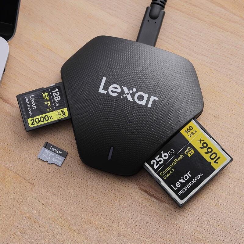 Lexar USB 3.1 3-in-1 UHS-II High-Speed Card Reader