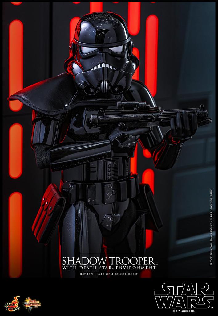 Movie Masterpiece Star Wars Shadow Trooper Death Star Scale Figure (with Backdrop) 1/6