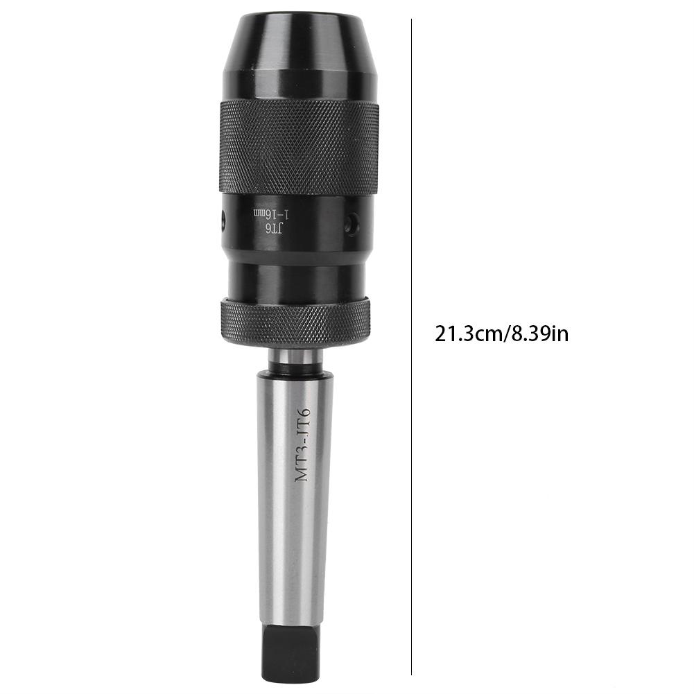 

Автоматический фиксатор сверлильного патрона MT3 JT6 1-16MM Самозатягивающийся сверлильный патрон Автоматический фиксатор сверлильного патрона без ключа Токарный сверлильный патрон