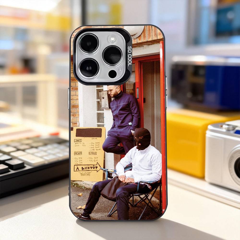 Djadja D-Dinaz Rapper Cool Phone Case For iPhone 11,12,13,14,15,16,17,Pro,Max,Plus,E,Air,Mini IMD Matte Black