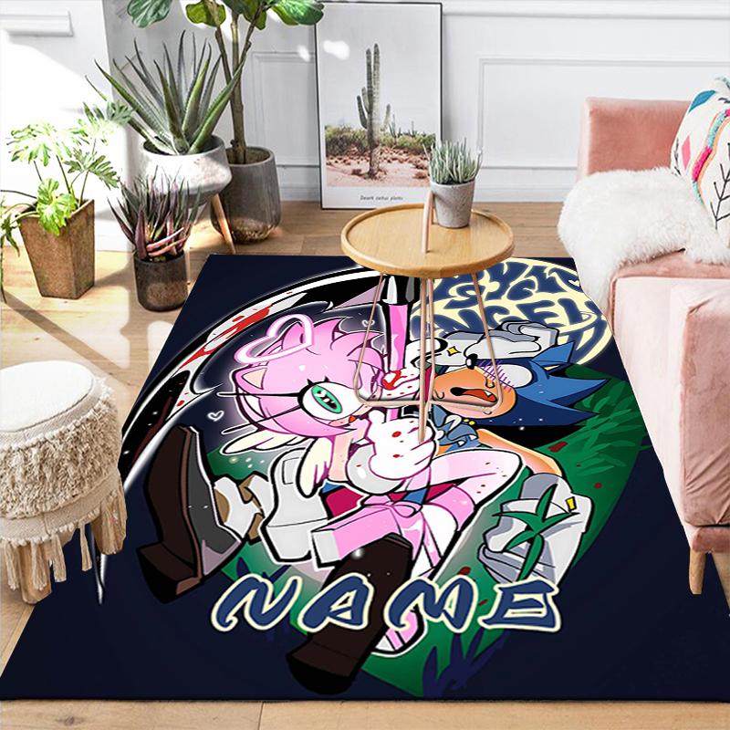 Custom 1Pc Sonic Adventure Heroic Journey Rug Office Carpet Indoor Outdoor Entrance Doormat Nonslip Soft And Comfortable Living Room D2915340