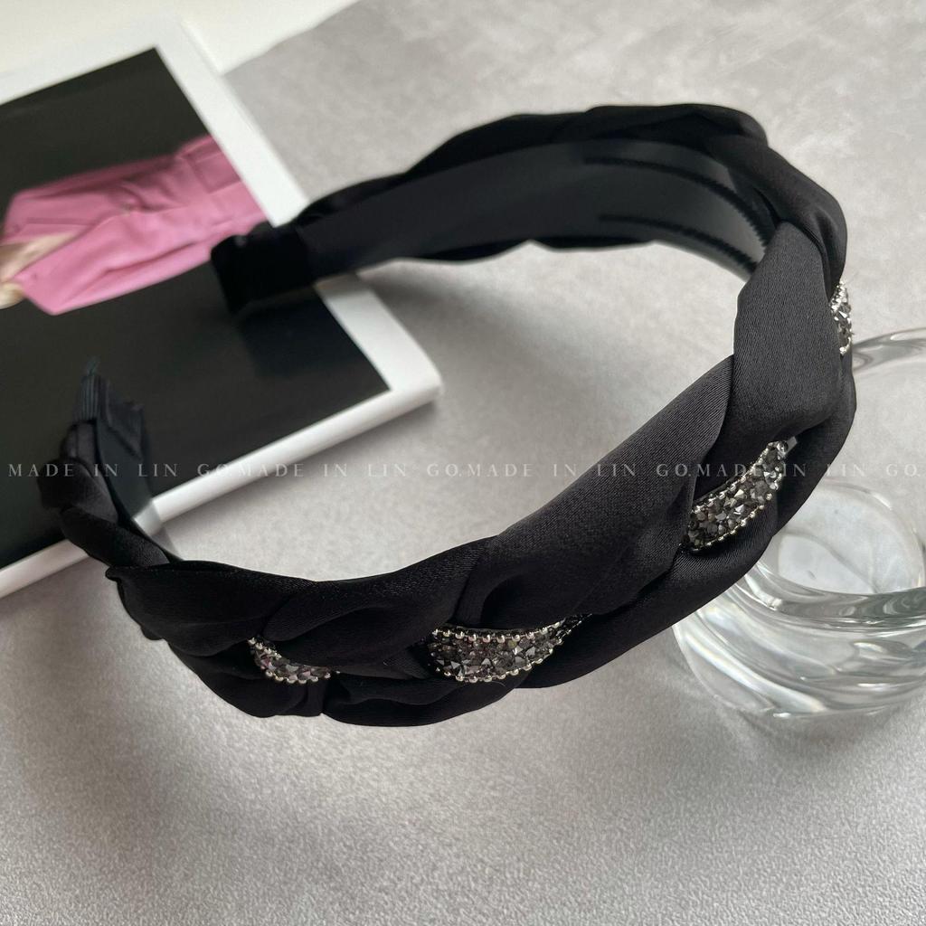 Candy Color Waffle Headband: High Crown, Advanced Face Wash Sponge, Wide Edge Hair Hoop for Early Spring.