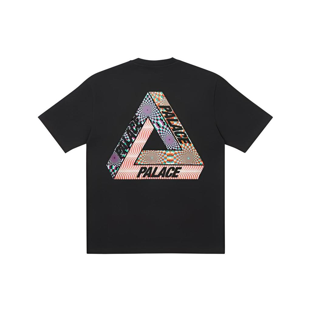Palace FW21 Ultimo Tri-Eye T-Shirt with Triangle Logo Print Unisex Tops Black P21TS238