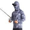 Mens UV Protection Quick Dry Cycling Jersey Lightweight Breathable Hooded Fishing Outdoor Sport Shirt