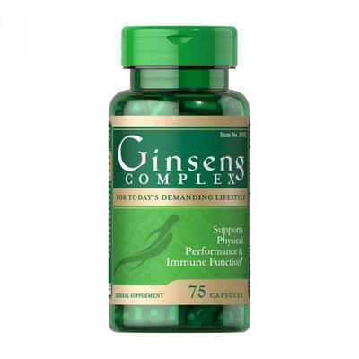 Complexo de Ginseng, 75 Cápsulas