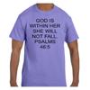 Christian Faith Jesus T Shirt God Is Within Her She Will Not Fall Short/Long