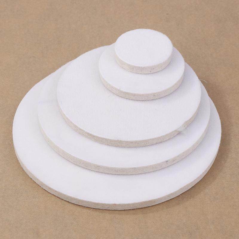 Polishing Pads Wool Felt Abrasive Wheel 50/75/125/ 150/180Mm Soft Felt Discs For Glass Stainless Steel Polish Repair Scratche