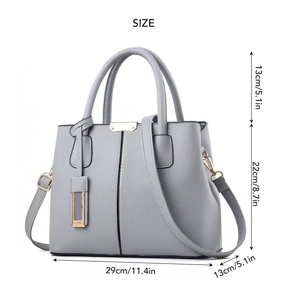 Women Handbags Fashionable Versatile Large Capacity PU Leather Women Shoulder Bag for Party Daily Shopping Work Light