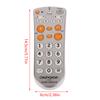 Telecomando Universale Combinato Tipo Apprendimento IR Chunghop L108E Per Tv/Sat/Dvd/Cbl/Dvb-T/Aux Tasto Grande Copia