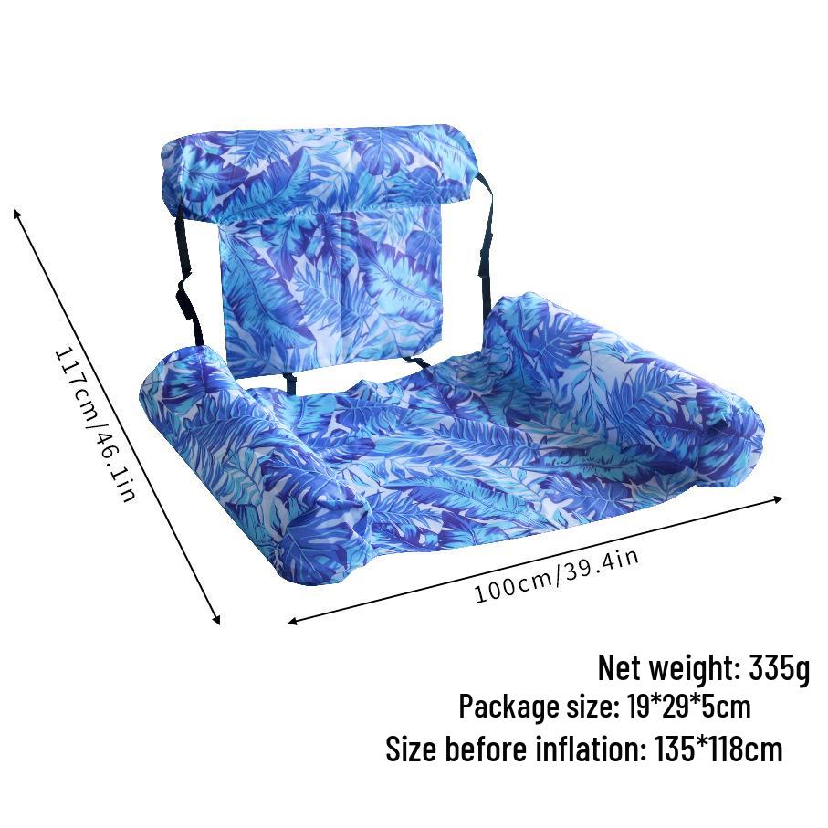 Cross-Border Inflatable Water Bed: New Striped Float & Hammock Lounge Chair for Water Sports