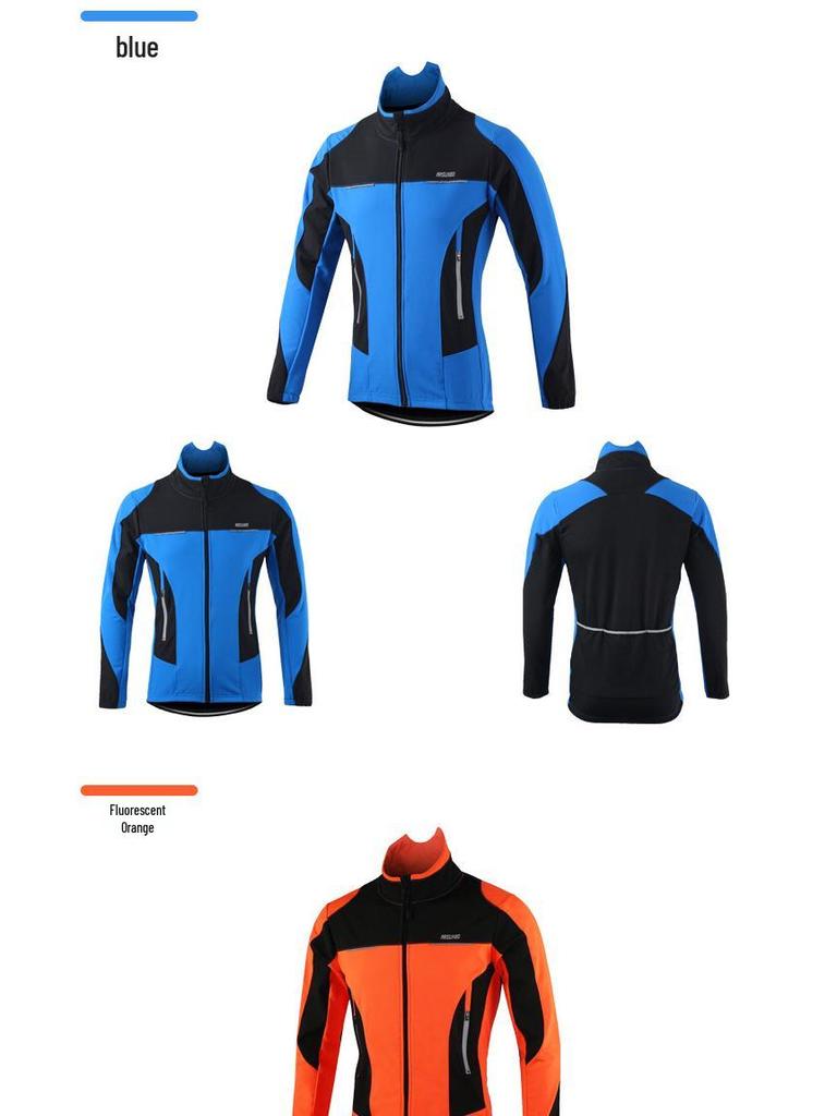 Camouflage Windproof & Rainproof Fleece Cycling Suit for Autumn/Winter