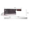 8 Inch Handmade Forged Knife Sharp Chopper Machete Chef Cleaver Longquan Kitchen Knife Bone Meat And Poultry Tools Wenge Handle