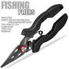 Stainless Steel Luya Pliers Multi-Functional Fish Control Device Anti-Rust Teflon Coating Small Mouth Fishing Pliers Cutting Lin