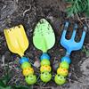 3 Pcs Garden Tool Set Children Gardening Toys Stainless Steel Garden Planting Tool Set for Children Kids Gift