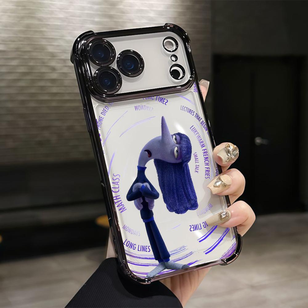 Funny Inside Out Phone Case for Samsung Galaxy A57 A56 A55 A54 A53 A52 A37 A36 A16 A06 4G 5G Anti-drop Transparent Cover