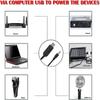 WiFi to Power Bank Cable Connector 5.5*2.1mm DC 5V to 9/12V USB Cable Boost Converter for WiFi Devices