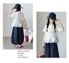 Girls' Lace Half-Sleeve Top & Nine-Point Bloomer Summer Set - Korean Style