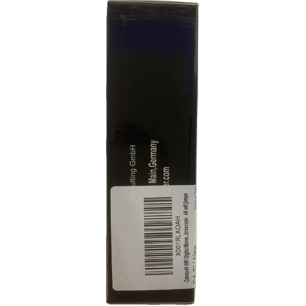 4K WiFi Digital Microscope Camera for iPhone Android Phone and Windows Mac PC, 3840x2160P Portable Wireless Handheld Microscope for Adults and Kids