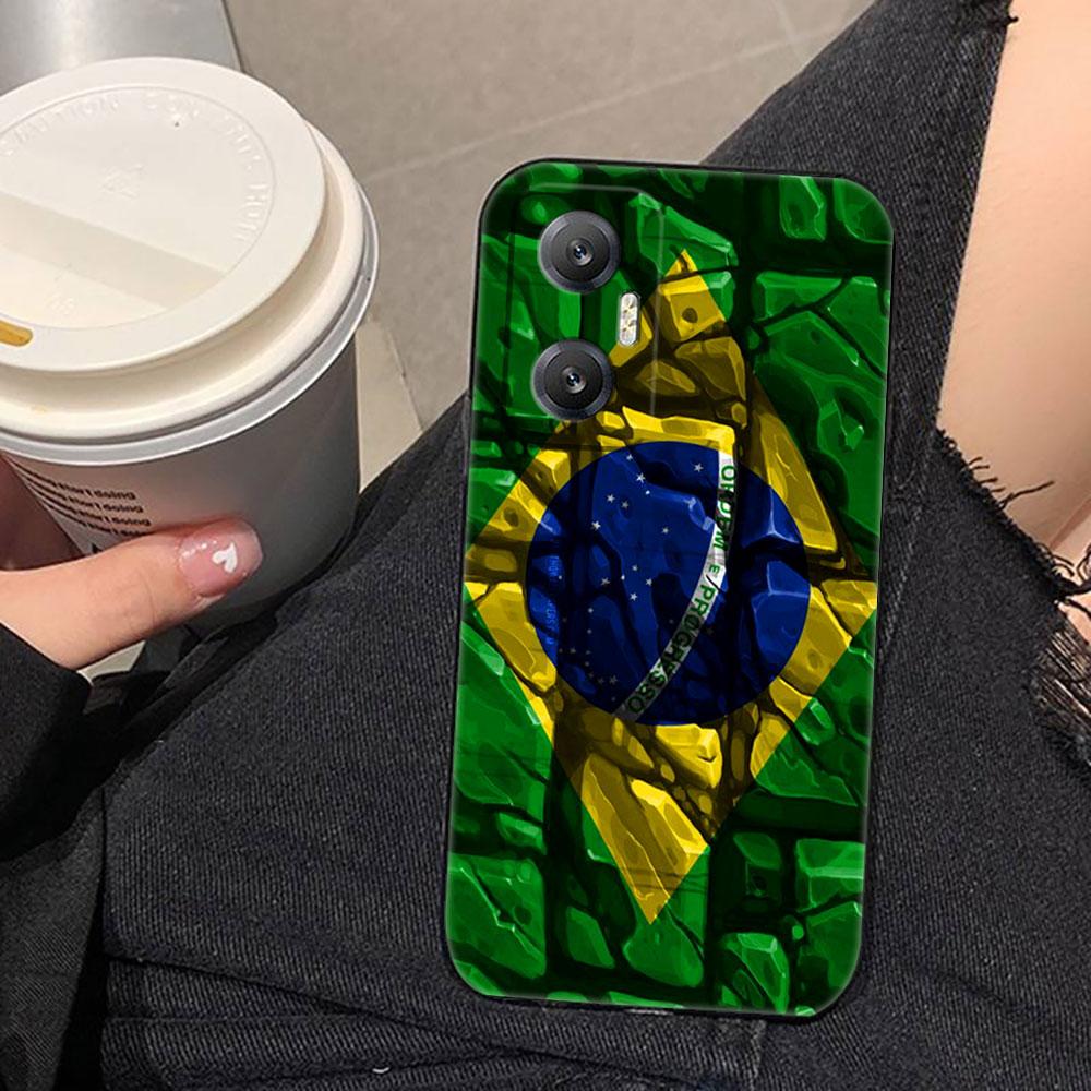 

National Flag Of Brazil Soccer Cover Phone Case For Infinix HOT 60 50 10 10I 10S 11 12 12I 20I 20S 30I ZERO X 20 30 40 TPU Case Infinix ZERO20