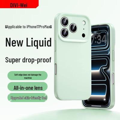 Custodia in Silicone Liquido Effetto Nuvola per Serie iPhone 17