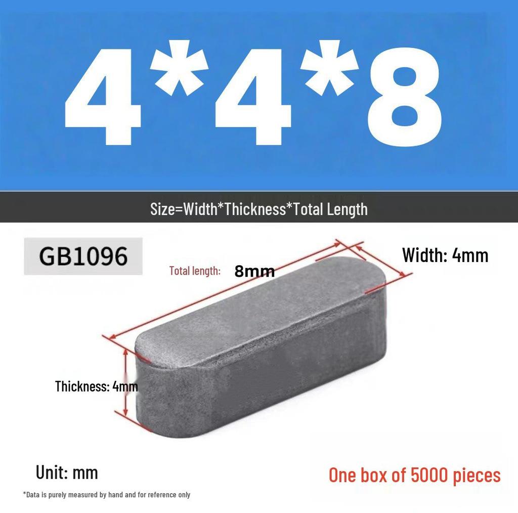 A3 Material Double Round Head Key Pin, Plain Key, Type A, Complete M3/M4/M5 Specifications