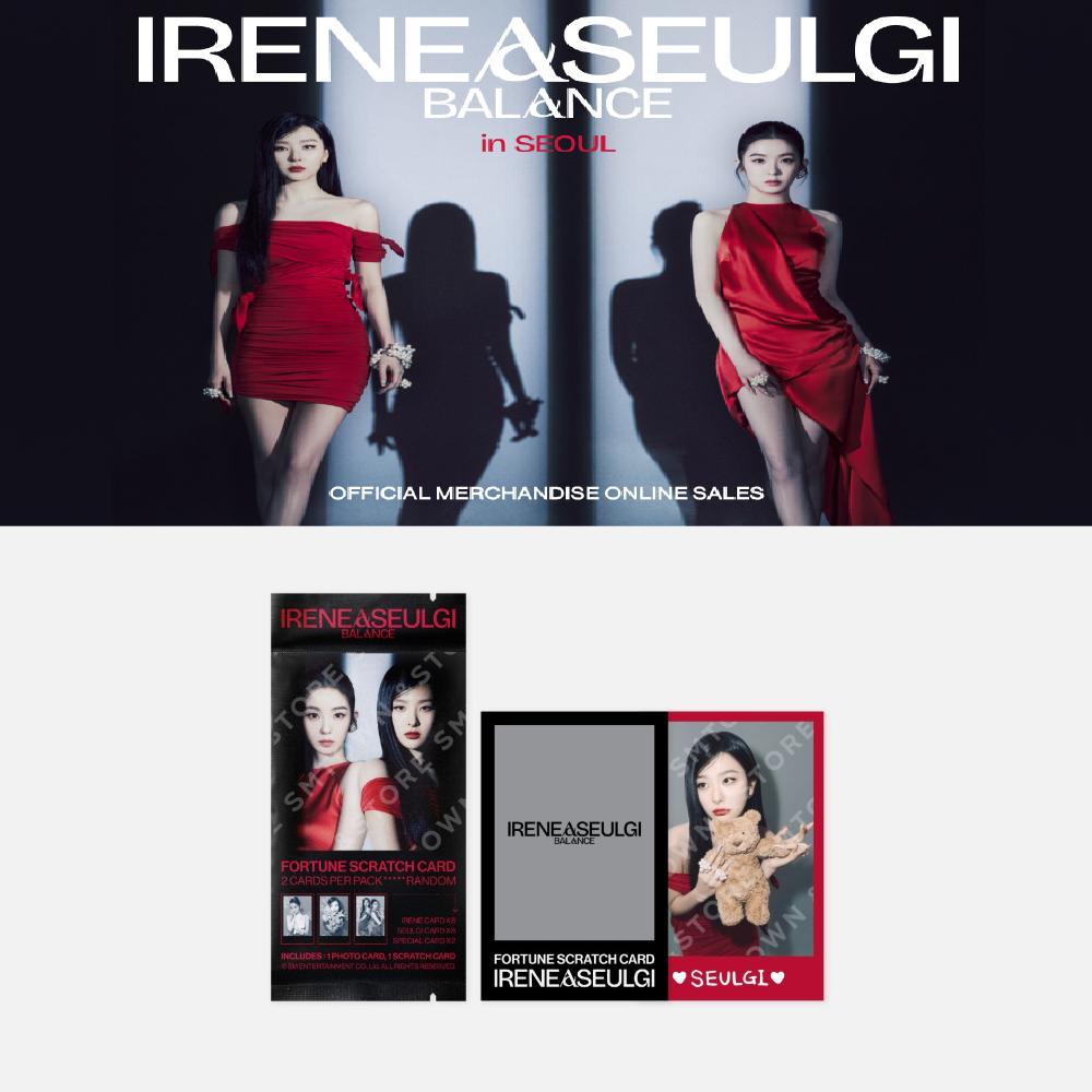 

Предзаказ 2025 IRENE & SEULGI Концертный тур BALANCE Набор скретч-карт Fortune Random 1 pack