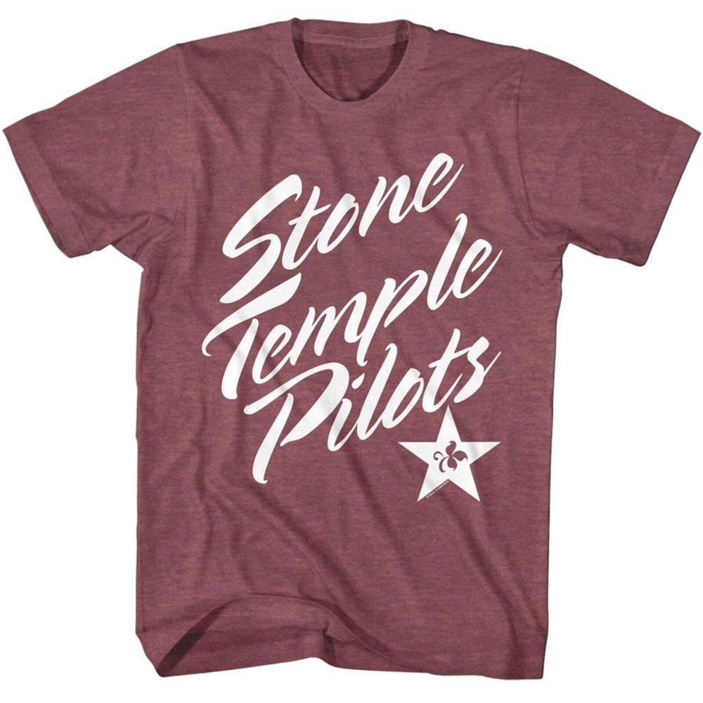 Stone Temple Pilots Vintage Maroon Heather T-Shirt Unisex T-Shirt M