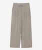 MIND BRIDGE WOMEN [W] Wide Linen-Like Full Elastic Waist Pants