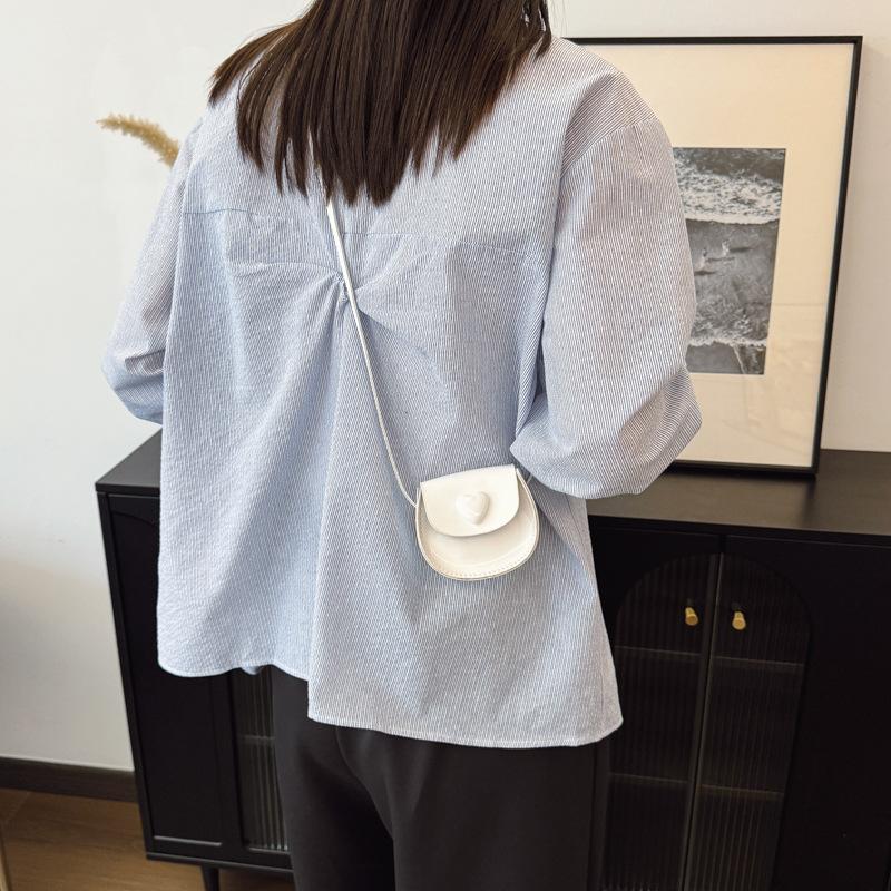 Children's Mini Crossbody Bag with Simple Mirror-like Mouth Red Envelope 2025 Summer New Style Fashionable Parent-child Single-shoulder Bag