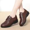 2025 new soft-soled single shoes female mother single shoes comfortable and non-slip middle-aged and elderly spring and autumn flat-soled women's dee