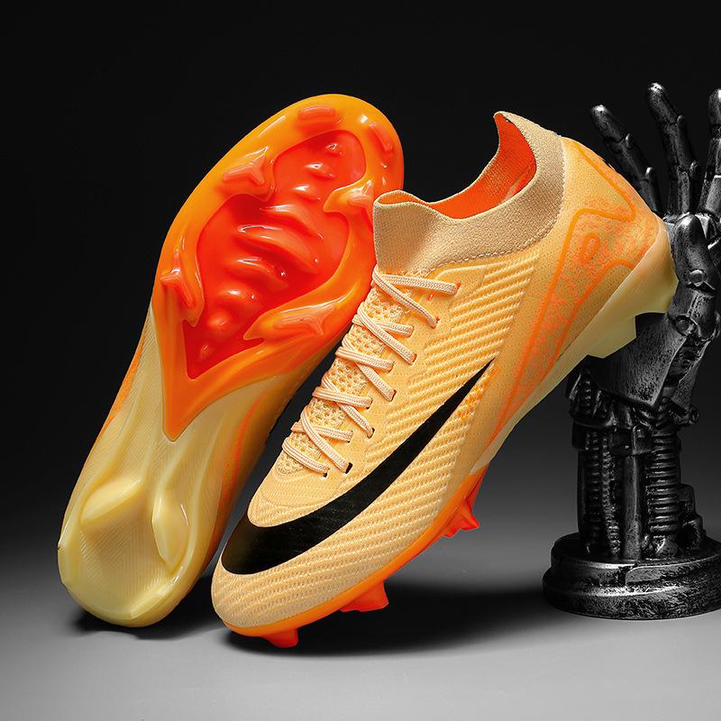 Flying Woven Football Shoes Men'S And Women'S World Cup Low-Top Youth Ag Spikes Adult Training Sports Shoes