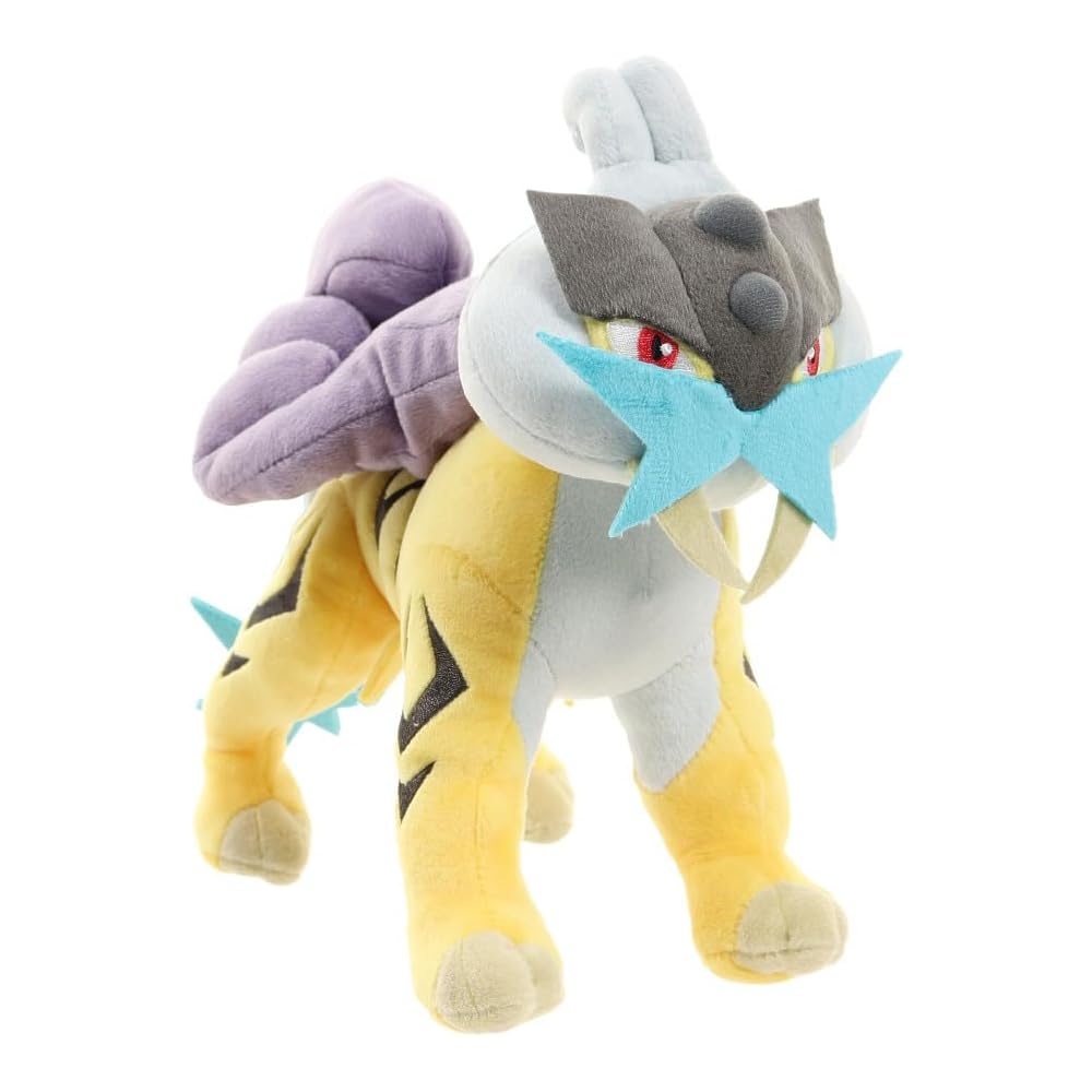 San-ei Pocket Monsters All Star Collection Raikou Plush Toy 11x19x22cm Pokmon PP62