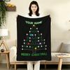Custom Name,Pac Printed Flannel Blanket, Soft Throw for Bedroom Sofa, Washable, Christmas Present, Great Gift.