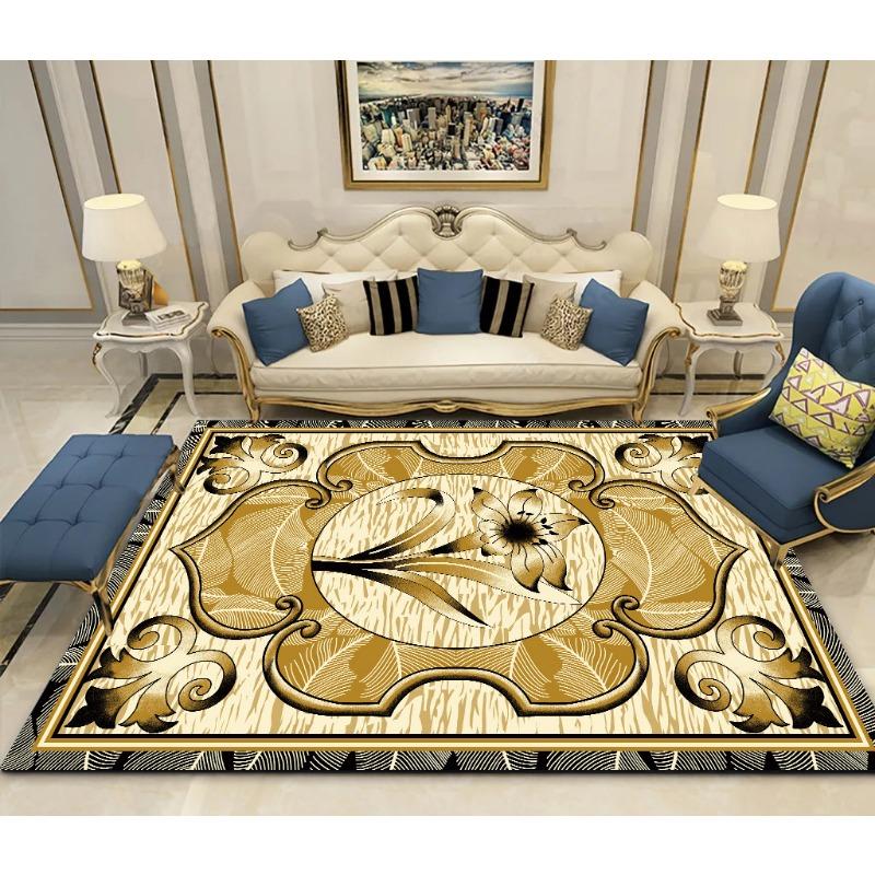 

Ковровое покрытие в мраморном стиле, напольный коврик для гостиной, простого журнального столика, дивана, спальни, полностью покрытого ковра у кровати, новый коврик для ног в китайском стиле 60 * 90cm
