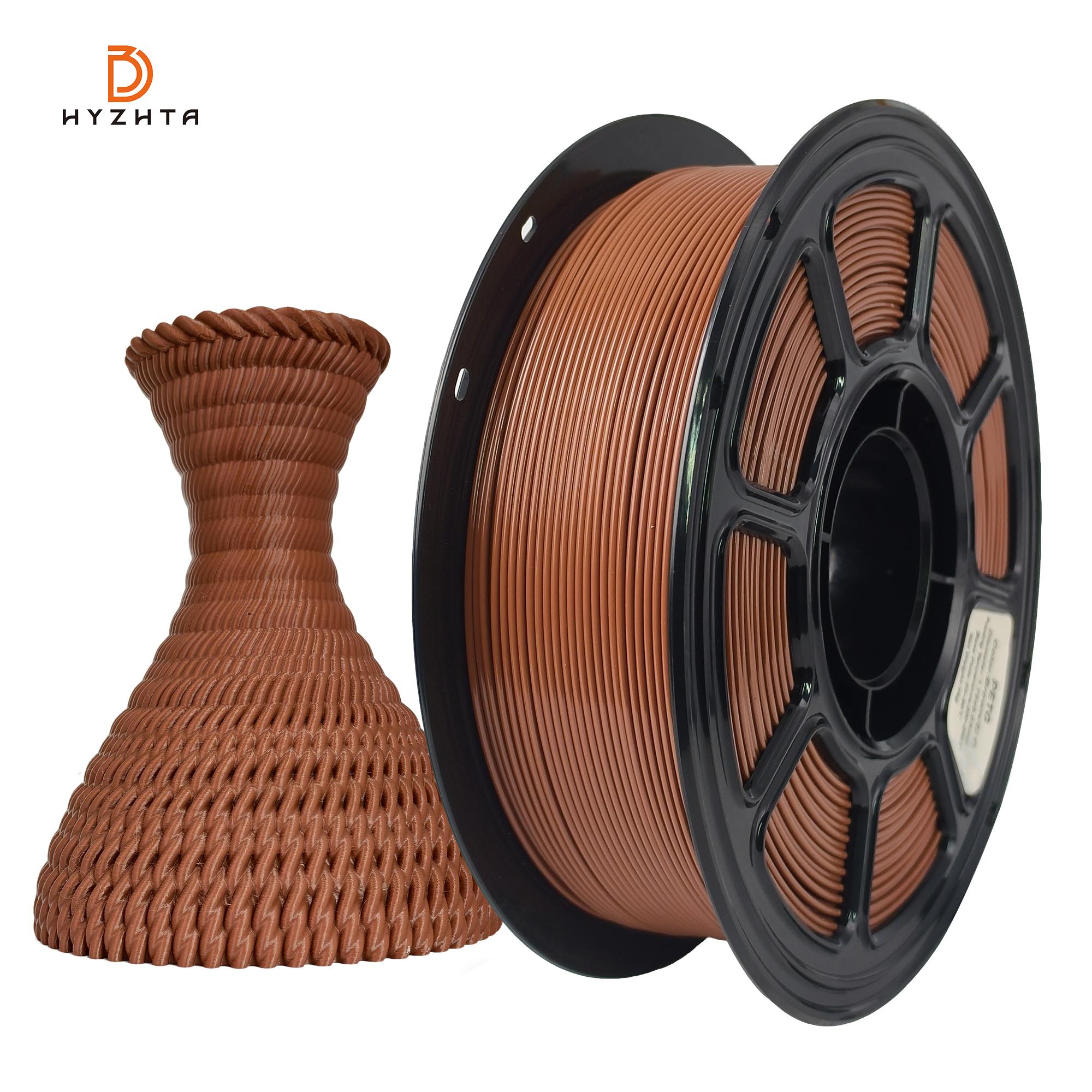 HYZHTA HY155 High Precision 1.75mm PETG 3D Printer Filament CE ROHS Certified 3D Printing Material 3D Printing Filaments&PETG коричневый