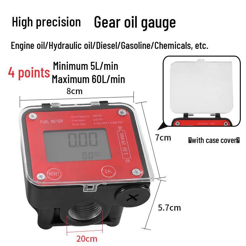 Xiaoyao Stainless Steel Digital Turbine Flow Meter for Diesel, Gasoline, Methanol, and Water