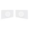 Dustproof Faceplate Protective Cover Gaming Accessories Upper Side Hard Cover Panel with Vent for Slim Disc Edition