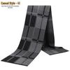 Men's Autumn & Winter Plaid Imitation Cashmere Scarf - Warm & Thick Custom Design