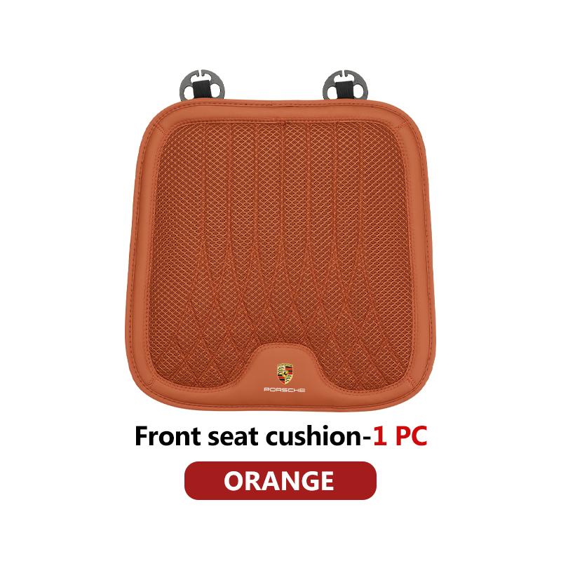 For Porsche Car Seat Cover Ice Silk Seat Pad Driving Cushion Anti-Slip Mat Carrera-GT 918-Spyder Boxster Cayenne Panamera Macan