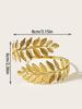 1pc /2pcs  Metal Leaf Clip Curtain Rings - Decorative Opening Hooks for Window Drapes, Easy Slide Design for Home Interio
